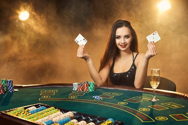 Studio dealer langsung Live Blackjack di alexis 500